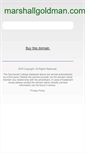 Mobile Screenshot of marshallgoldman.com